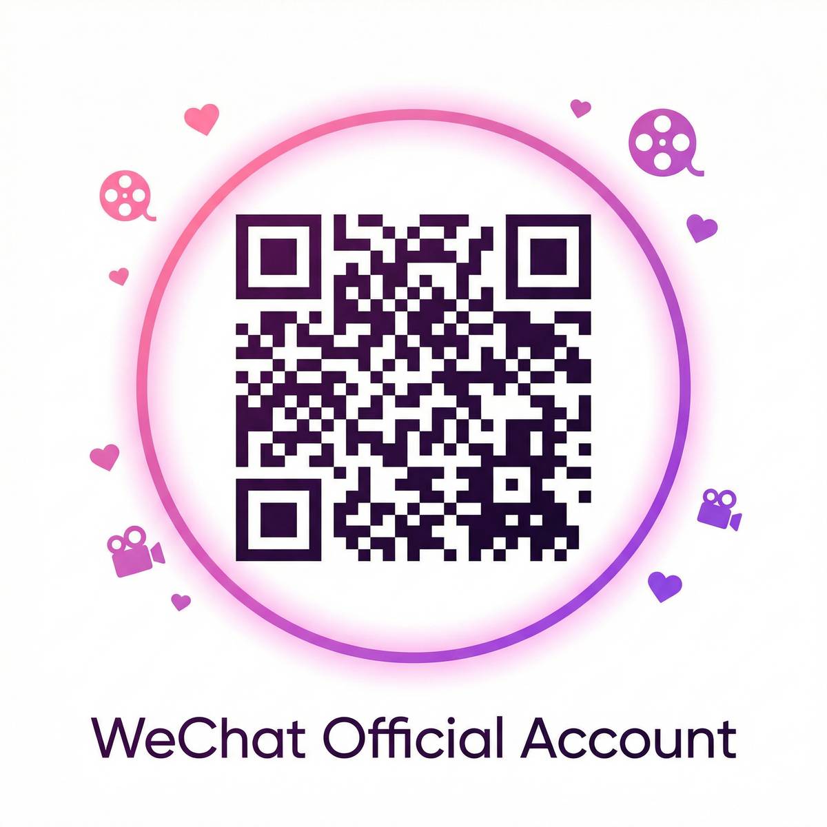 蘑菇视频公众号二维码